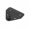 X Autohaux 4 Set Car Ball Studs Mounting Brackets For Gas Struts Shocks With Screws 64x58x21mm