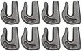 Ba Products 11-38wgh-x8 Set Of 6 Grade 70 Weldable Grab Hook For 3 8 Chain Tow Rigging Weld On 