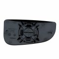 Driver Left Side Mirror Glass Assembly With Plastic Back Plate Compatible 2010-2023 Dodge Ram 1500 2500 3500 Pickup Truck Lower