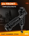 Spring Strut Assembly Completes Shocks Fits 2006-2010 For Explorer Mercury Mountaineer 171124 Replace Strut