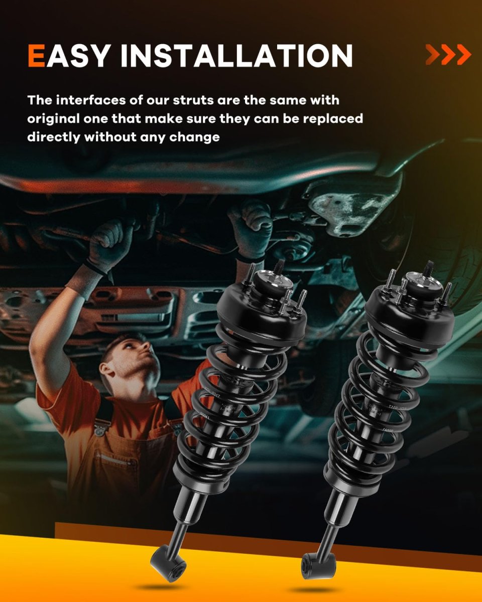 Spring Strut Assembly Completes Shocks Fits 2006-2010 For Explorer Mercury Mountaineer 171124 Replace Strut