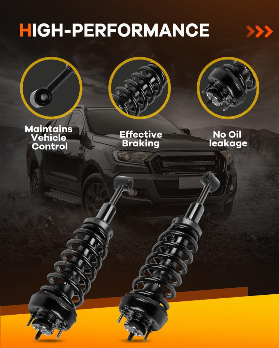 Spring Strut Assembly Completes Shocks Fits 2006-2010 For Explorer Mercury Mountaineer 171124 Replace Strut