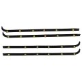 Door Window Belt Weatherstrip Kit 4pcs Replacement For Bronco Ii 1984-1988 Ranger 1983-1988 E9tz1021452a E9tz1021453a