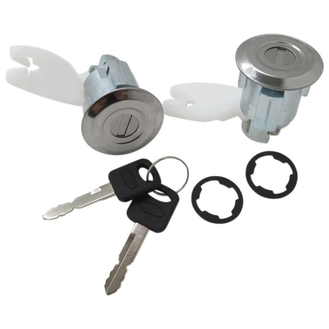 Nghtmre Door Lock Cylinder W Keys Set Replacement F2uz1522050a Update For Ford F-350 Super Duty1999-2003w O Deterrent And