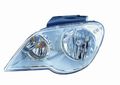 Depo 333-1184l-as Left Hand Side Halogen Head Lamp Assembly 