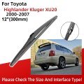3 Wipers 22 19 12 Front And Rear Replacement Fit For Toyota Highlander Kluger Xu20 2000-2007 Windshield Blades Original