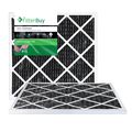 Filterbuy Allergen Odor Eliminator 18x20x1 Merv 8 Pleated Ac Furnace Air Filter With Activated Carbon Pack Of 2 