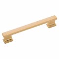 Cosmas 5 Pack 702bg Brushed Gold Modern Cabinet Hardware Handle Pull 5 Inch 128mm Hole Centers 