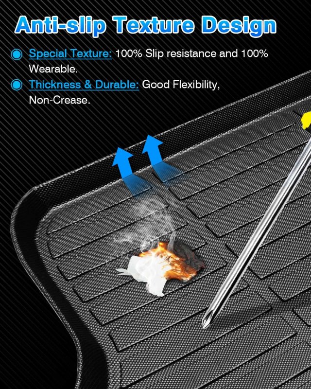 Custom Fit All Weather Floor Mats For Hyundai Elantra 2016 2017 2018 2019 2020 1st And 2nd Row Tpe Carpet Protection Black