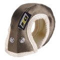 Design Engineering 010148 T25 T28 Titanium Turbo Shield 19 X 2 5 Custom Fit Blanket For Turbos With Internal Wastegates 