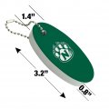 Graphics More Nw Missouri Sate Primary Logo Floating Keychain Oval Foam Fishing Boat Buoy Key Float
