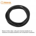 Uxcell Nitrile Rubber Seal Strip 5mm 0 20 Diameter X 4 Meters 13 12ft Long Round Solid Weather Stripping For Reduce Noise Shock