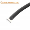 Uxcell Nitrile Rubber Seal Strip 5mm 0 20 Diameter X 4 Meters 13 12ft Long Round Solid Weather Stripping For Reduce Noise Shock