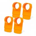 Powertec 70294-p4 2-1 2 Integrated Blast Gate Clog Resistant Anti Gap Tapered Abs Plastic Fitting For Dust Collection Systems A 