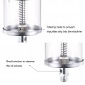 Uxcell Needle Valve Type Oil Cup M14x1 5 Thread 200ml Sight Gravity Drip Feed Oiler