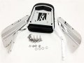Smt-backrest Sissy Bar Leather Pad Compatible With Honda Magna 750 Vf750 250 Vf250 B00rudz8js