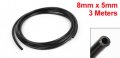 Uxcell Pneumatic Air Tubing 8mm Od X 5mm Id 3 M 9 8ft Long Pu Polyurethane Compressor Hose Pipe Black