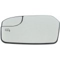 Mirror Glass For Lincoln Mkz 2011 2012 Driver Side Flat Heated With Backing Plate And Blind Spot Be5z17k707d Bh6z17k707a 