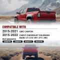 Hecasa Tail Lights Compatible With 2015-2022 Chevy Chevrolet Colorado Gmc Canyon Led Tube Bar Replacement For 23283790 23283791