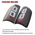 Hecasa Tail Lights Compatible With 2015-2022 Chevy Chevrolet Colorado Gmc Canyon Led Tube Bar Replacement For 23283790 23283791