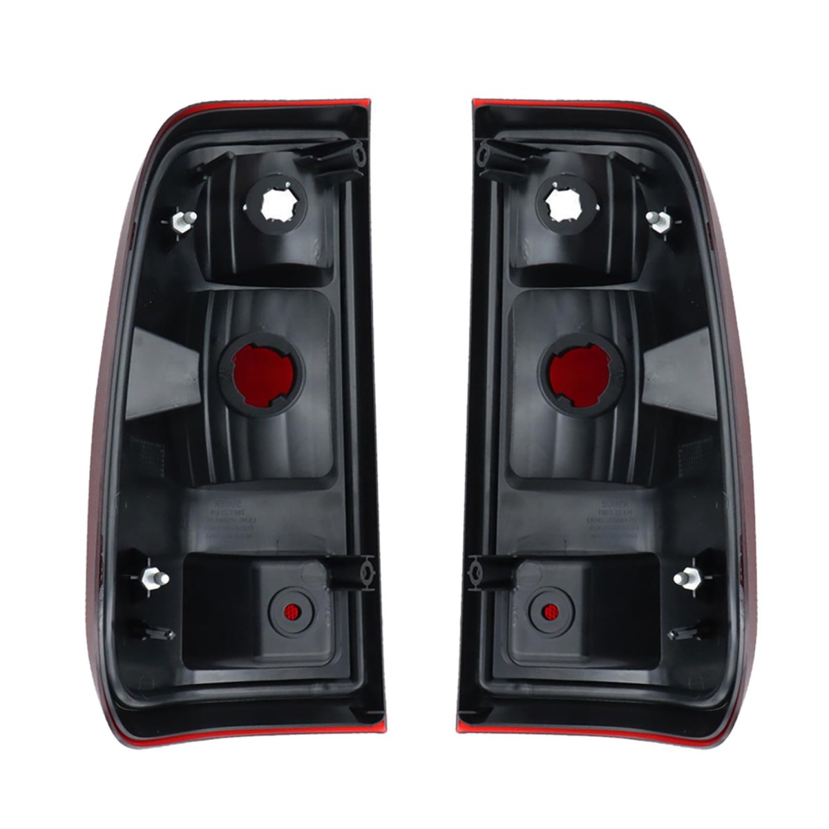 Tail Light Assembly Replacement For 2008-2016 F250 Left And Right Side Rear Lamps Bc3z13404a Bc3z13405a Clear Red Lens Pair