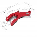 Tefola Bicycle Brake Fixed Seat Converter Road Bike Disc Conversion Durable Adapter For Cycling Red