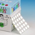 Tough-spots Multi-roll 1 2 Diameter White 5 Labels Across 5000 Per Roll 