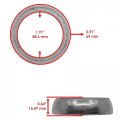 Muffler Gasket For Can-am Maverick 1000 Xrs 2013 2014 1000r 4x4 Xmr Xxc Dps 2018 And Max 2017 Part 707601128 3 Pack