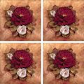 Artwork On Tile Ceramic Accent Set Autumn Fire Square I By Carolyn Cook Kitchen Shower Bathroom 4 25 Tiles 