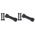 Hood Hold Downs Black Polyurethane Pair Part Number 70071 