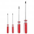 Triangle Head Screwdriver Set Magnetic 4 Piece Kit 2 0mm 3mm 7mm 2mm Alloy Steel With Comfortable Grip Handles For Electronics 
