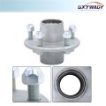 5 On 4 Inch Galvanized Trailer Hub Replacement For 1 2000 Lbs Spindle