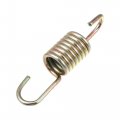 X Autohaux 4pcs 6cm Length Gold Tone Plated Steel Motorcycle Brake Pedal Return Spring For Suzuki