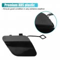 Uxcell Rear Bumper Tow Hook Cover For Mercedes E-class W213 S213 2017-2020 Eye Cap No A2138853701 Glossy Black