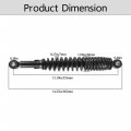 Waltyotur 1pair Black Shocks 335mm Eye To Motorcycle Absorber Replacement For Honda S65 Cl Ct70 Xl75 Ct S90 Cm91 Ct110