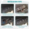 Acropix Front Passenger Side Power Window Switch Control Fit For Nissan Frontier Xterra Pack Of 1 Black White