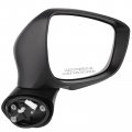 Ocpty Passenger Side Mirror Exterior View Fit For 2015 2016 Mazda Cx-5 Black Smooth Heat Power Adjusted Turn Indicator Outside