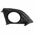 To1038116 Front Fog Light Bezel Compatible With Toyota Corolla 2009-2010 Driver Left Side Smooth Black