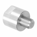 Lathe Headstock Box Adapter For Woodworking 1 25 In X 8tpi To Steel Spindle Silver Chrome Finish 