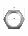Wh2x1193 Hub Nut Fits For General Electic Top-load Washing Machines Ap2045284 Ps271505 1 5 Inch Diameter
