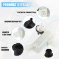 Acropix Windshield Washer Motor Pump Fit For Honda Crv 5-door Pack Of 1 Pcs White