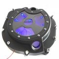 Blue Led See Through Engine Clutch Cover For Kawasaki Zx14r Zzr1400 06-13 Black Motorbike B00ywcp9r6 