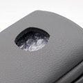 Secosautoparts Seat Armrest Real Leather Cover For Cr-v Crv 2007-2009 Dark Gray