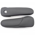 Secosautoparts Seat Armrest Real Leather Cover For Cr-v Crv 2007-2009 Dark Gray