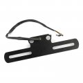 Topteng Universal License Plate Bracket Motorcycle Mounting With Light Fits For Most Of