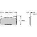 Wilwood 15q-10385k Polymatrix Pad Set 7812 Q Dynapro Dynalite-w Bridge Bolt 