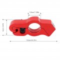 Motorcycle Locks Bike Handlebar Motorcycle Aluminum Alloy Anti Theft Grip Lock For Scooters Atvs