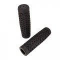 Vans Waffle Pattern Rubber Motorcycle Grips Black Sold As A Pair For 7 8 Bars A 