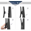 X Autohaux Rear Window Windshield Wiper Blade Arm Set For Volvo Xc90 2007-2010 520mm 20inch 31333470 30699848