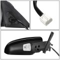 To1321251 Oe Style Powered Heated Puddle Light Right Side View Door Mirror Compatible With Toyota Highlander 08-13
